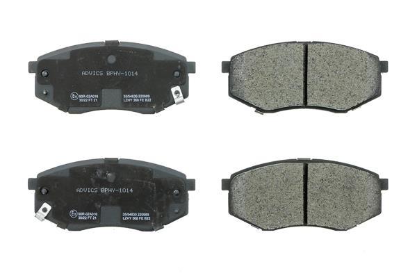 Jeu de 4 plaquettes de frein AISIN ref. BPHY-1014